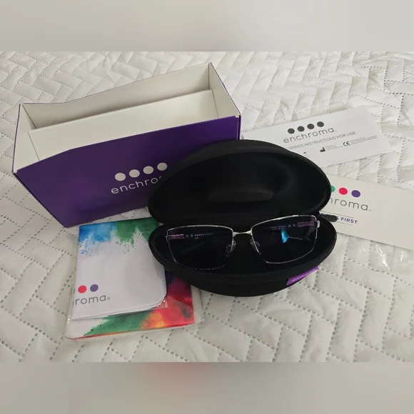 EnChroma Colorado Gunmetal Sunglasses with Case